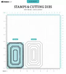 Clear Stamps and Cutting Die - Essentials Nr. 71 - Label Frames