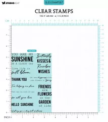 Studio Light Clear Stamps - Essentials Nr. 387 - Sunshine