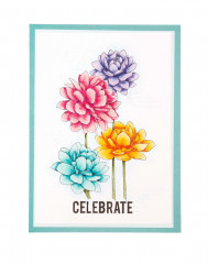 Studio Light Clear Stamps - Essentials Nr. 542 - Little Dahlias