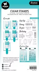 Studio Light Clear Stamps - Essentials Nr. 635 - Waterfall Effect