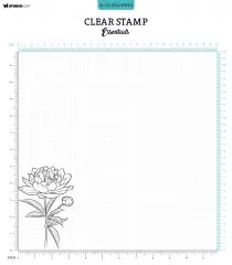 Studio Light Clear Stamps - Essentials Nr. 694 - Open Peony