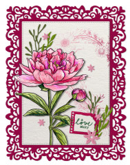 Studio Light Clear Stamps - Essentials Nr. 694 - Open Peony