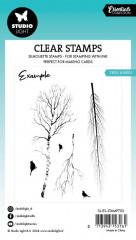 Studio Light Clear Stamps - Essentials Nr. 703 - Trees & Birds Silhouette