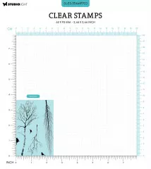 Studio Light Clear Stamps - Essentials Nr. 703 - Trees & Birds Silhouette