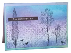 Studio Light Clear Stamps - Essentials Nr. 703 - Trees & Birds Silhouette