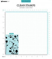 Studio Light Clear Stamps - Essentials Nr. 705 - Rose Swirl Silhouette