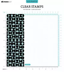 Studio Light - Clear Stamps - Essentials Nr. 728 - Retro Pattern