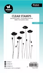 Studio Light - Clear Stamps - Essentials Nr. 741 - Poppies