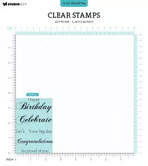 Studio Light - Clear Stamps - Essentials Nr. 744 - Celebrate