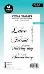 Studio Light - Clear Stamps - Essentials Nr. 745 - True Love