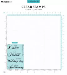 Studio Light - Clear Stamps - Essentials Nr. 745 - True Love