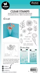 Studio Light - Clear Stamps - Essentials Nr. 760 - Bouquet Pop-Up