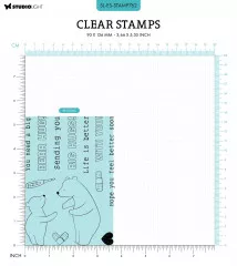 Studio Light - Clear Stamps - Essentials Nr. 762 - Hug Slider