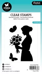 Studio Light - Clear Stamps - Essentials Nr. 788 - Flower Lady Silhouette