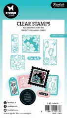 Studio Light - Clear Stamps - Essentials Nr. 811 - Spring Labels