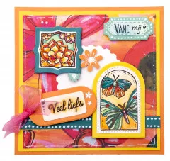 Studio Light - Clear Stamps - Essentials Nr. 812 - Butterfly Labels