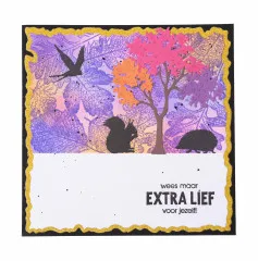 Studio Light - Clear Stamps - Leaf Background