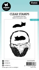 Studio Light - Clear Stamps - Essentials - Cozy Cat