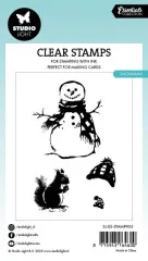 Studio Light - Clear Stamps - Essentials - Snowman