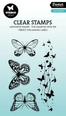 Studio Light - Clear Stamps - Essentials - Butterflies