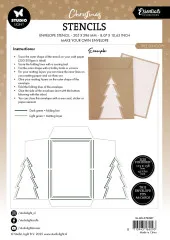 Studio Light - Christmas Stencil - Tree Envelope