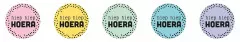 Studio Light Round Stickers on Roll - Hiep Hiep Hoera