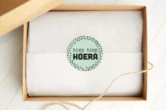 Studio Light Round Stickers on Roll - Hiep Hiep Hoera