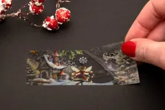 Studio Light - Transparent Stickers on Roll - Fairy Winter