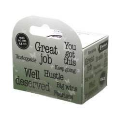 Studio Light - Black Transparent Stickers on Roll - Big Wins