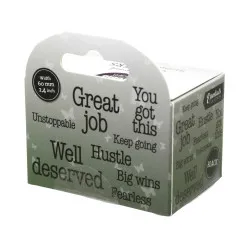 Studio Light - Black Transparent Stickers on Roll - Big Wins