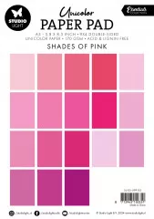 Studio Light - Unicolor Paper Pad - Essentials Nr. 155 - Shades Of Pink