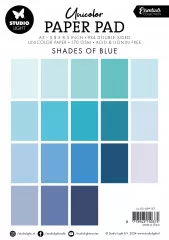 Studio Light - Unicolor Paper Pad - Essentials Nr. 157 - Shades Of Blue