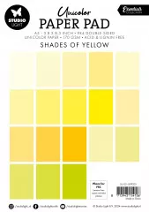 Studio Light - Unicolor Paper Pad - Essentials Nr. 231 - Shades Of Yellow