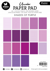 Studio Light - Unicolor Paper Pad - Essentials Nr. 232 - Shades Of Purple