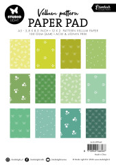 Studio Light - Vellum Pattern Paper Pad - Shades of Green