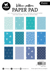Studio Light - Vellum Pattern Paper Pad - Shades of Blue