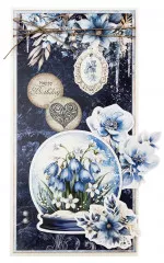 Studio Light - Die-Cut Paper Pad - Frozen Flowers Nr. 266 - Elements