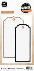Studio Light - Cutting Dies - Grunge Collection - Slimline & Label