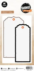 Studio Light - Cutting Dies - Grunge Collection - Slimline & Label