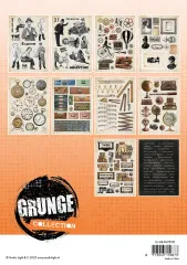 Studio Light - Die-Cut Paper Pad - Paper Elements Grunge