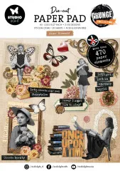 Studio Light - Die-Cut Paper Pad - Grunge Elements