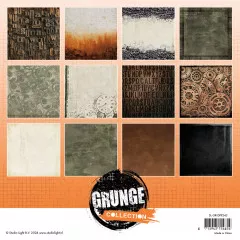 Studio Light 8x8 Paper Pad - Grunge Collection Nr. 243 - Background Papers