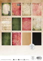 Studio Light - A4 Designer Paper Pad - Grunge Backgrounds