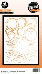 Studio Light - Masks / Stencils - Grunge Collection Nr. 299 - Coffee & Dots