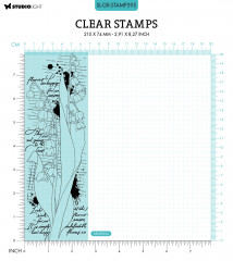 Studio Light Clear Stamps - Grunge Collection Nr. 395 - Lily of the Valley