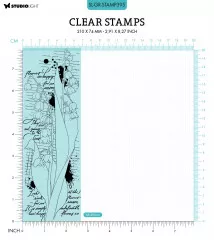 Studio Light Clear Stamps - Grunge Collection Nr. 395 - Lily of the Valley