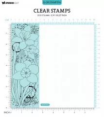 Studio Light Clear Stamps - Grunge Collection Nr. 396 - Daffodil Flowers