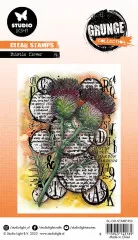 Studio Light Clear Stamps - Grunge Collection Nr. 450 - Thistle Flower