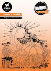 Studio Light Clear Stamps - Grunge Collection Nr. 454 - Pumpkin Decoration