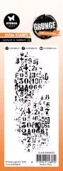 Studio Light Clear Stamps - Grunge Collection Nr. 601 - Letters & Numbers